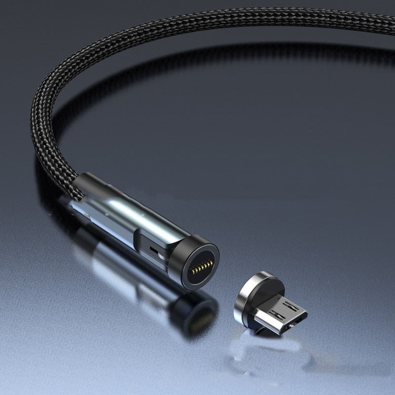 Compatible with Apple , Rotating 3A Fast Charging Magnetic Data Cable Compatible with Apple , Rotating 3A Fast Charging Magnetic Data Cable